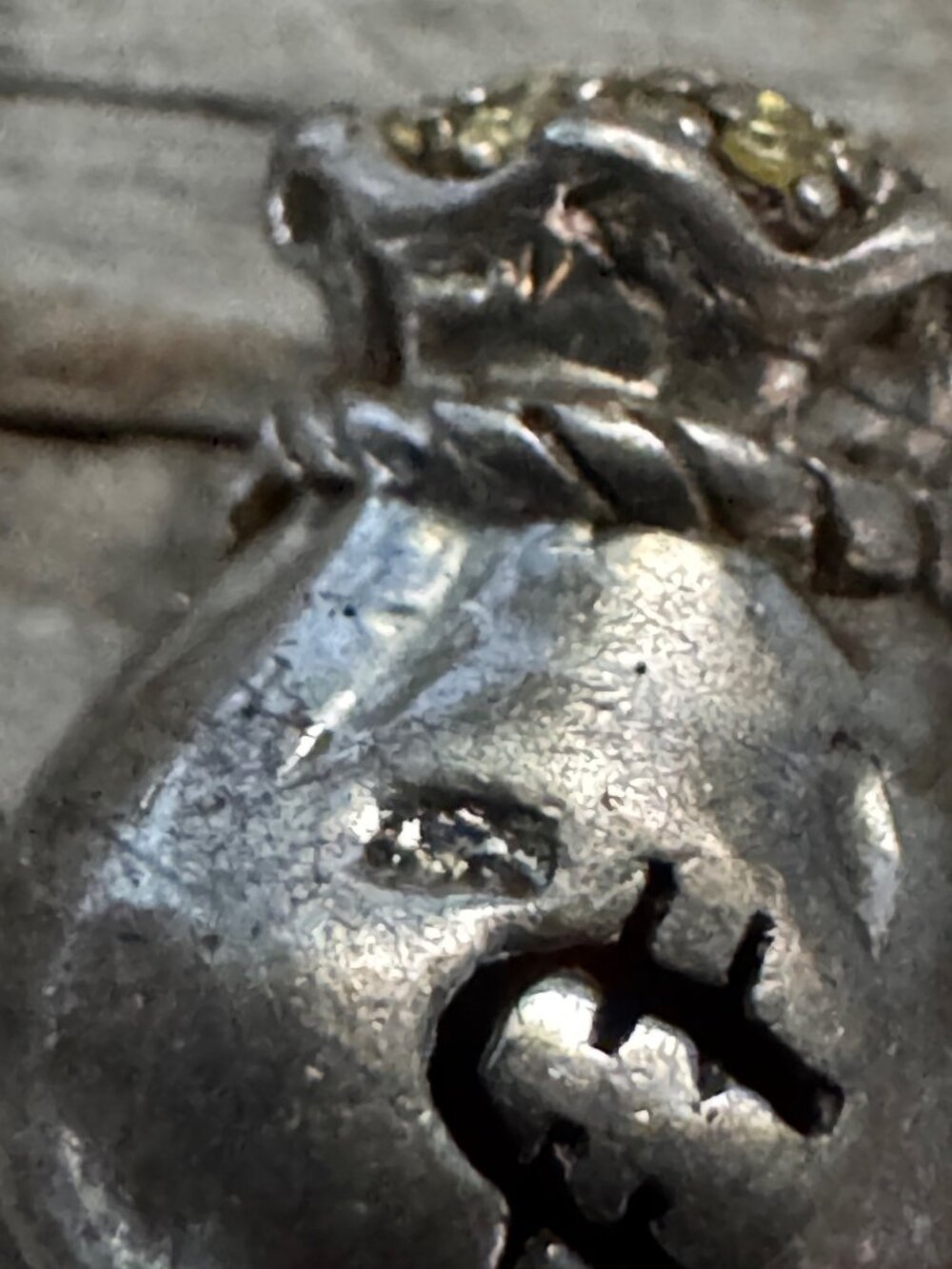 Sterling Silver Money Bag Elephant Charm Pendant 925 Good Luck Prosperity 1” - Picture 4 of 6